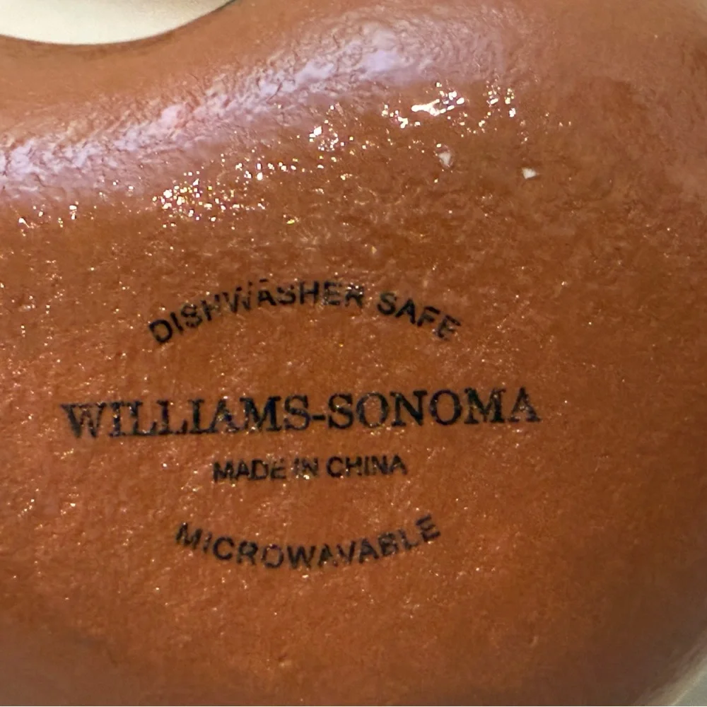 Set of 3 Williams Sonoma Redware‎ Style Glazed Chili Pepper Bowls Jalapeno Cups